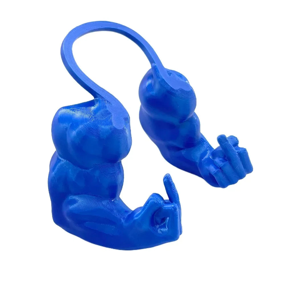 3D Printed Cat Muscle Arms Funny Finger Cosplay Prop Realistic Neck Arm Covers for Halloween Party Costume Pet Photo Shoot