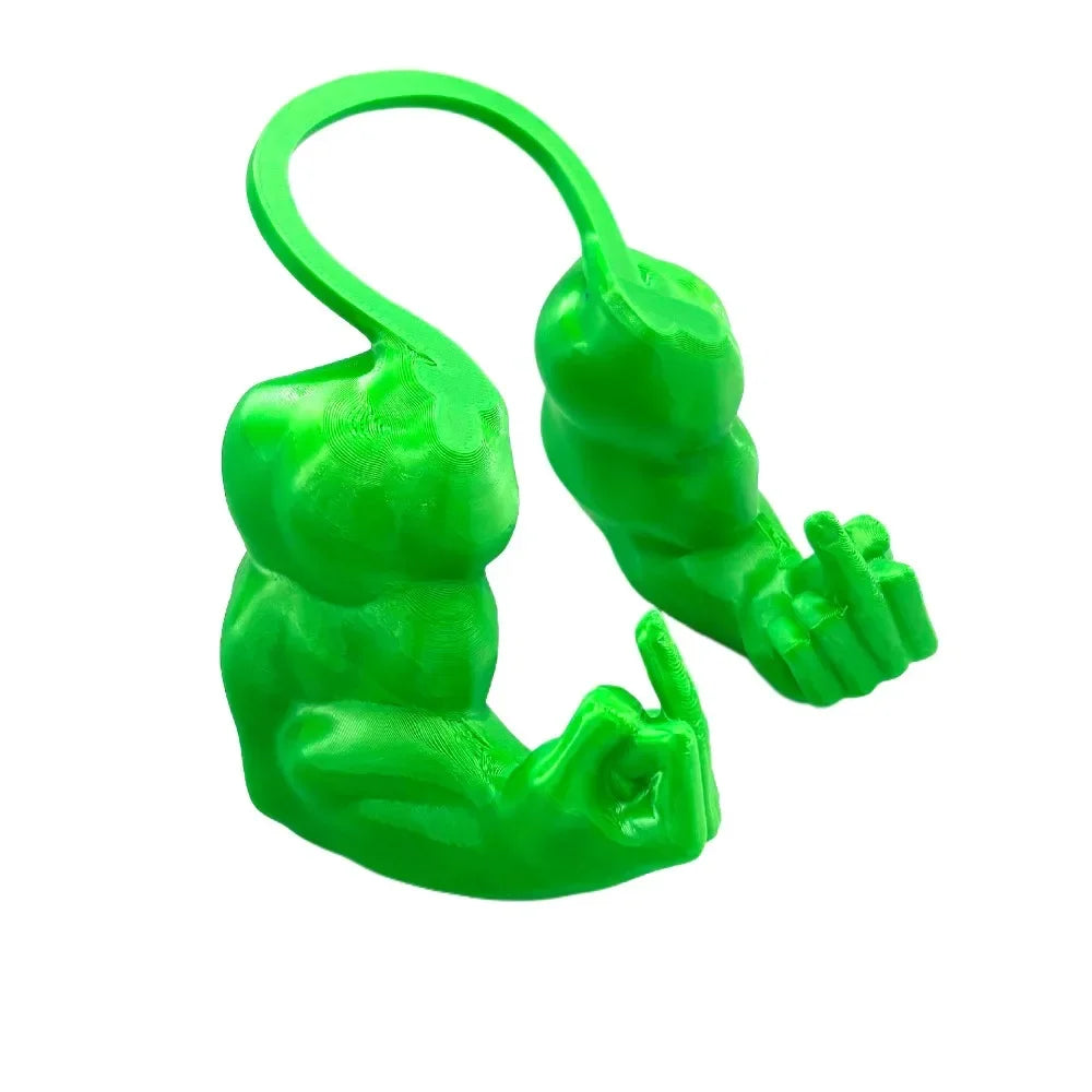 3D Printed Cat Muscle Arms Funny Finger Cosplay Prop Realistic Neck Arm Covers for Halloween Party Costume Pet Photo Shoot