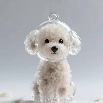 Forever Paw Pet Hair Keepsake Capsule Keychain