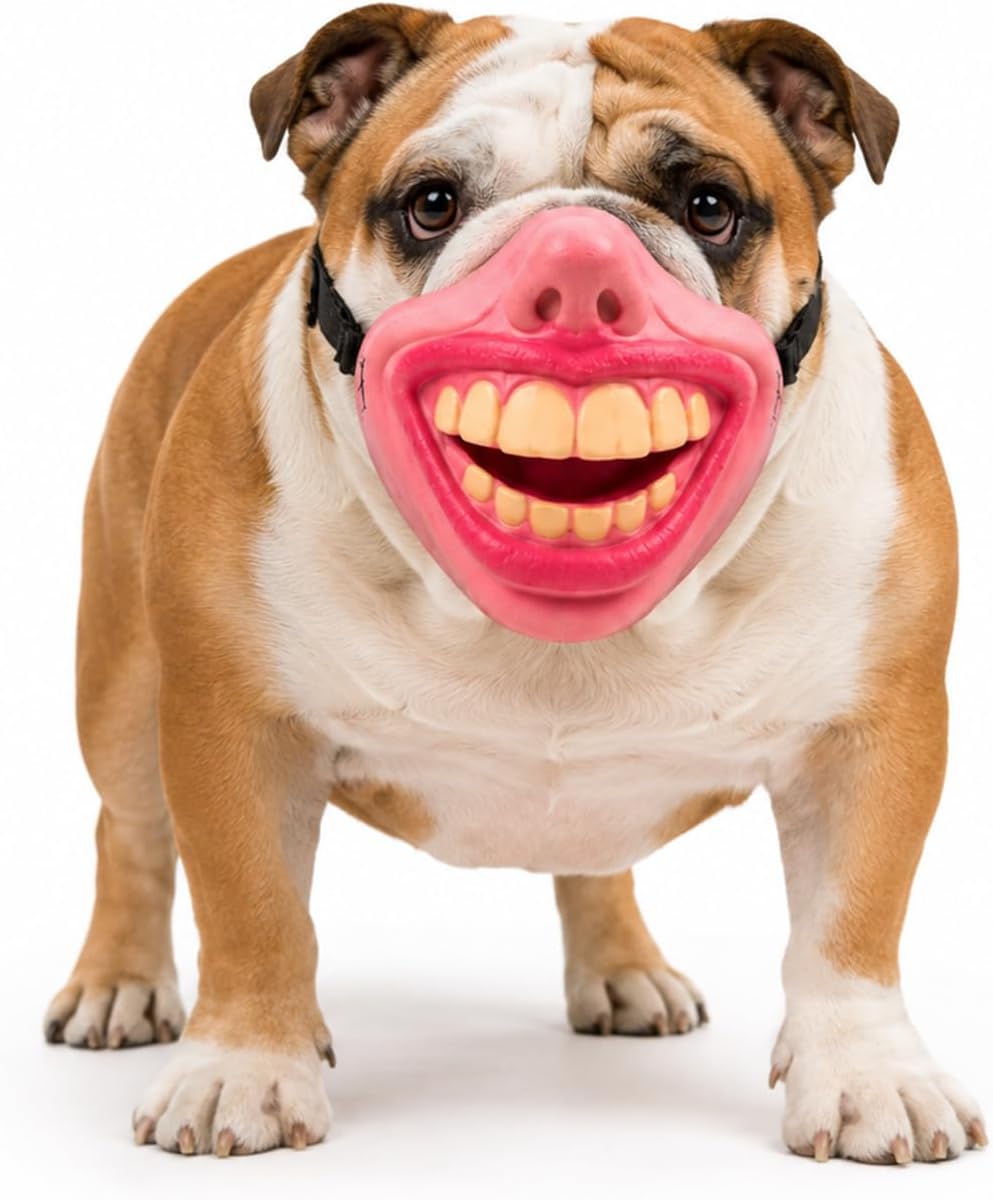 Funny Scary Dog Mask - Hilarious Pet Muzzle Costume