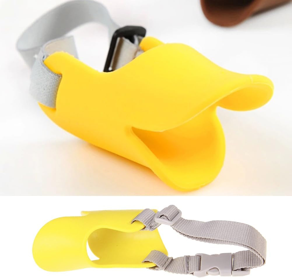 DQuakyPup Silicone Dog Muscle Adjustable for Small-Medium Dogs