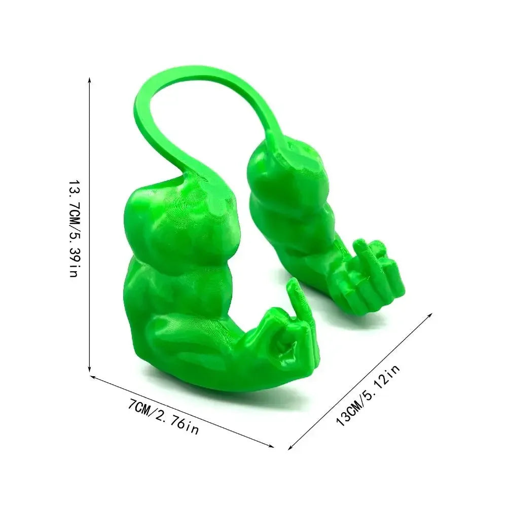 3D Printed Cat Muscle Arms Funny Finger Cosplay Prop Realistic Neck Arm Covers for Halloween Party Costume Pet Photo Shoot