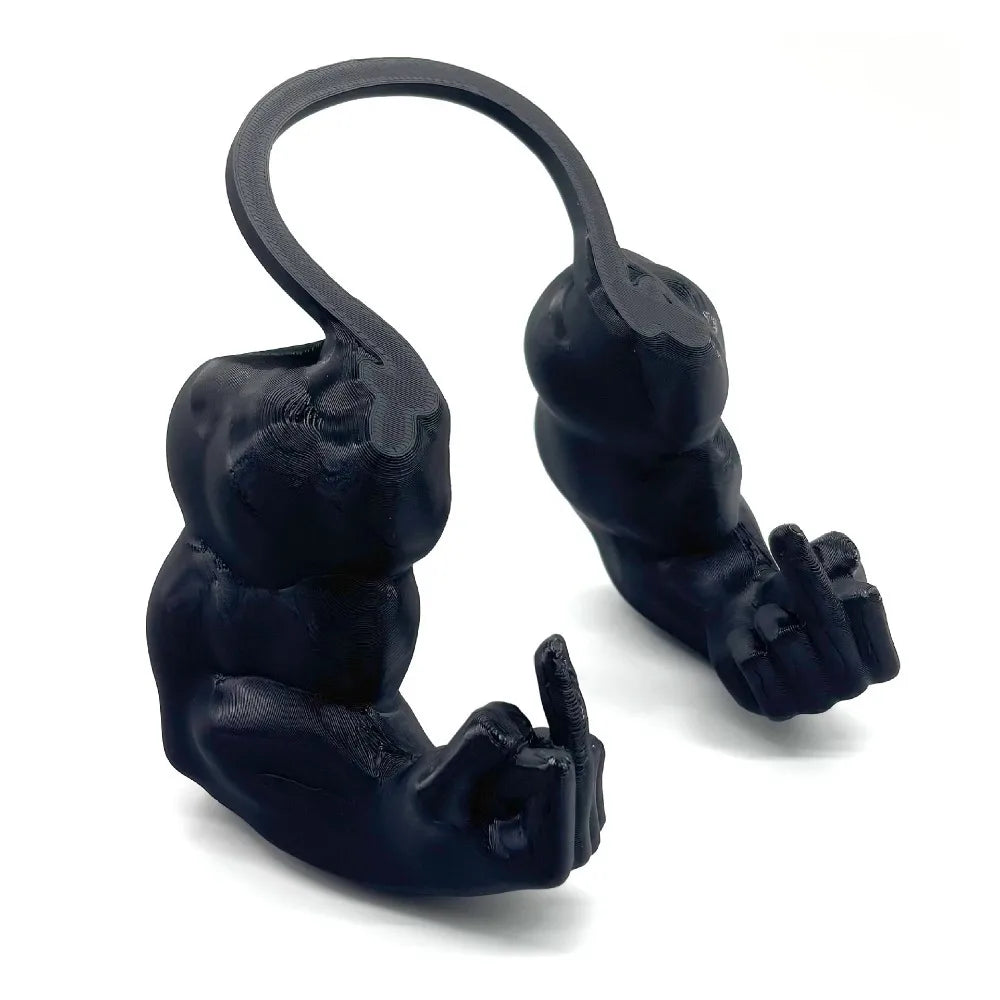 3D Printed Cat Muscle Arms Funny Finger Cosplay Prop Realistic Neck Arm Covers for Halloween Party Costume Pet Photo Shoot