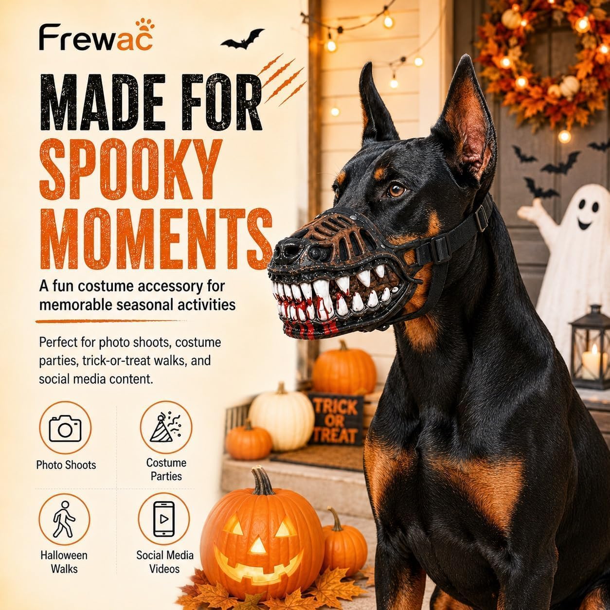 FrightBite™ Dog Muzzle
