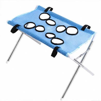 Transform Bath Time into a Breeze with Our Foldable Pet Bathing Hammock Stand – Perfect for Dogs and Cats!