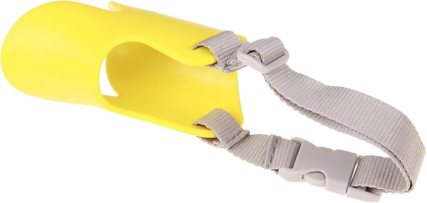 DQuakyPup Silicone Dog Muscle Adjustable for Small-Medium Dogs