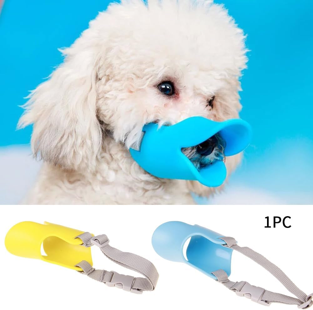 DQuakyPup Silicone Dog Muscle Adjustable for Small-Medium Dogs