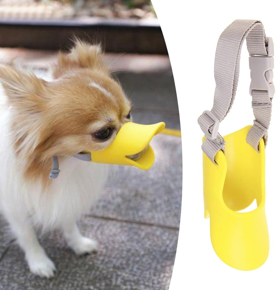 DQuakyPup Silicone Dog Muscle Adjustable for Small-Medium Dogs